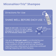 MiconaHex+Triz Shampoo, 16 oz
