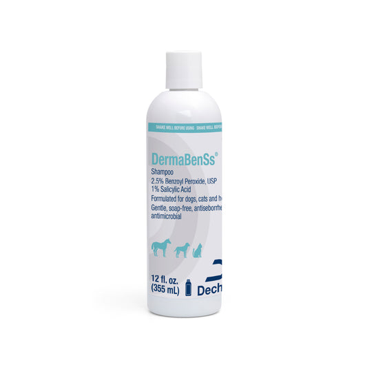 DermaBenSs Shampoo for Dogs Cats and Horses 12 fl oz