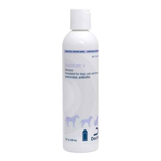 TrizCHLOR 4 Shampoo for Dogs Cats and Horses 8 fl oz