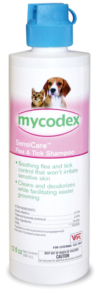 Mycodex SensiCare Flea and Tick Shampoo 12 oz