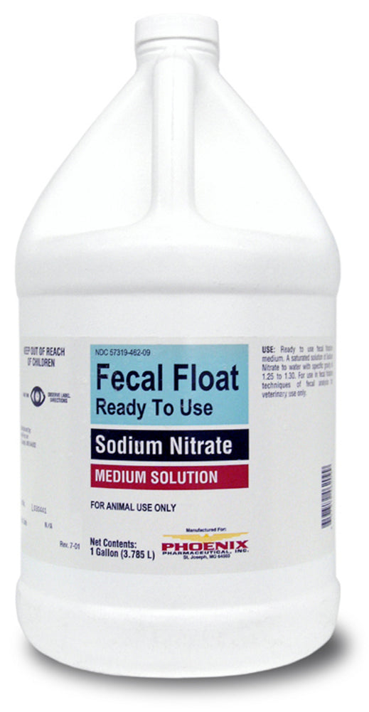 Phoenix Fecal Float Ready To Use Sodium Nitrate 1 Gallon