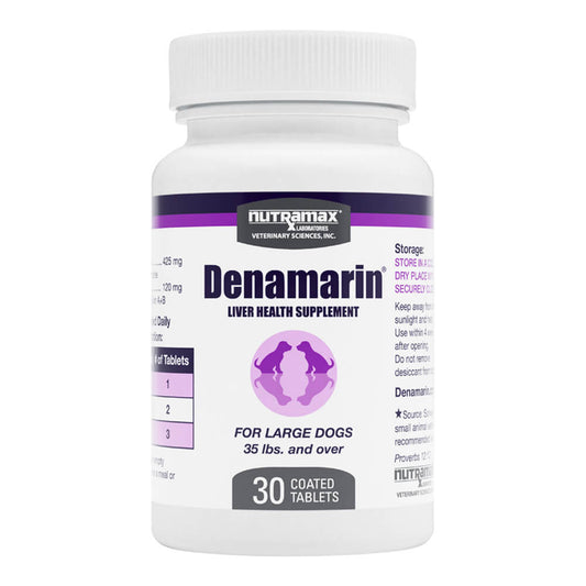 Denamarin para perros grandes, 425 mg, frasco de 30 comprimidos