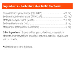 Nutramax Cosequin for Dogs Joint Health Supplement, Contains Glucosamine for Dogs, Plus Chondroitin, MSM and HA, Supports Healthy Joints, Chewable Tablets, 150 Count