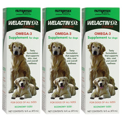 Welactin Natural Omega-3 Supplement for Dogs 16 fl. oz. (473 mL) 3 Pack