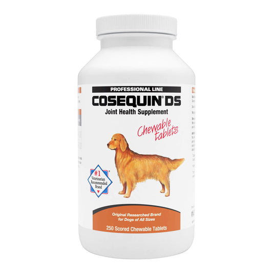 Comprimidos masticables Cosequin DS con glucosamina y condroitina 250 comprimidos