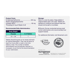 Denamarin for Dogs 13 to 34 lbs. 225mg 30 Tablets