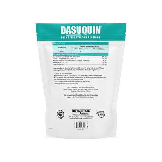 Nutramax Dasuquin for Large Dogs 60lbs and Over, Joint Health Supplement, Soft Chews, 150 Count