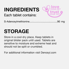 Denosyl for Small Dogs and Cats 30 Stabilized Tablets