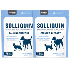 Solliquin Soft Chews 75 ct for SM to Med Dogs/Large Cats, 2pk