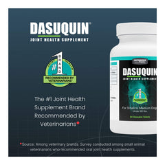 Nutramax Dasuquin for Small to Medium Dogs, Joint Health Supplement, Chewable Tablets, 84 Count