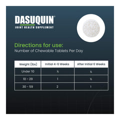 Nutramax Dasuquin con MSM para perros pequeños y medianos, suplemento para la salud articular, tabletas masticables, 150 unidades