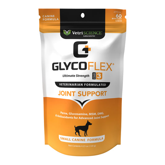 Glyco Flex 3 Joint Support for Small Dogs 60 Bite Sized Chews