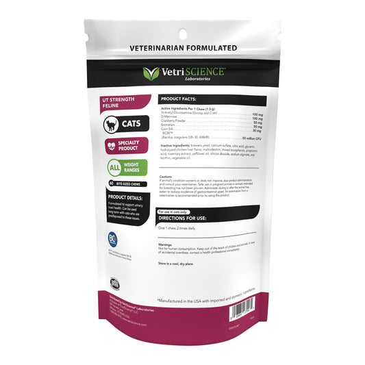 VetriScience UT Strength Feline 60 Bite-Sized Chews
