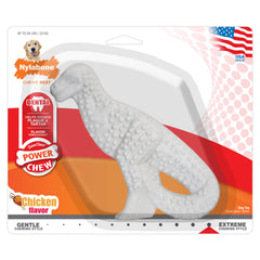 Nylabone Power Chew Dental Dinosaur Dog Toy Chicken 1ea/Large/Giant - Up To 50 lb