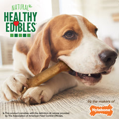 Nylabone Healthy Edibles AllNatural Long Lasting Bacon Chew Treats Bacon, Medium/Wolf Up To 35 Lbs. 1 ct