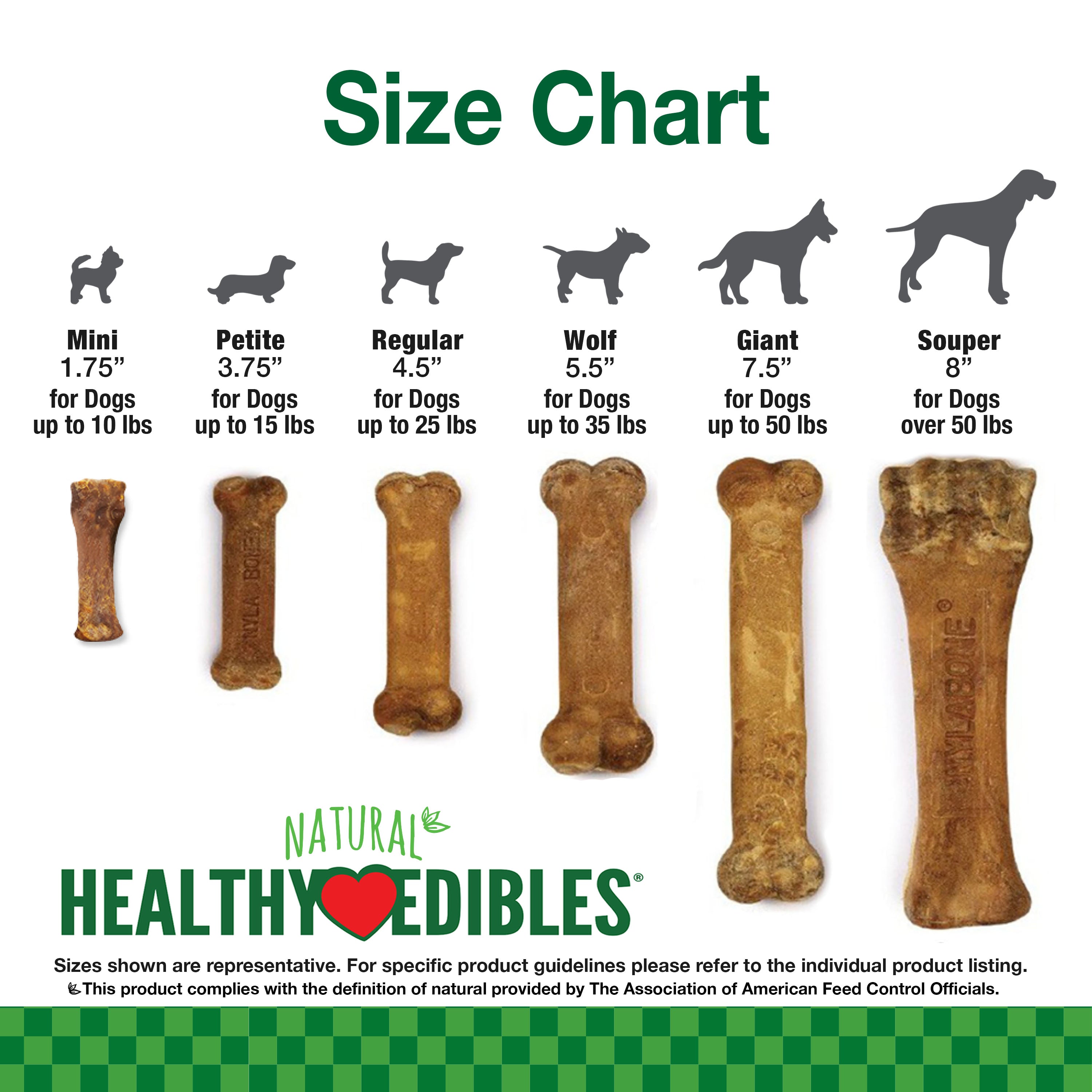 Nylabone Healthy Edibles AllNatural Long Lasting Bacon Chew Treats Bacon, Medium/Wolf Up To 35 Lbs. 2 ct