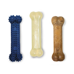 Nylabone Healthy Edibles and Flexi Chew Value Pack Variety, XS/Petite Up To 15 Lbs. 3 ct