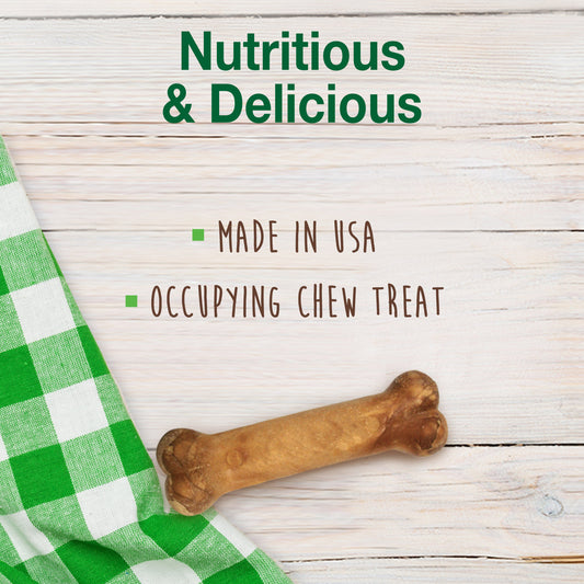 Nylabone Healthy Edibles AllNatural Long Lasting Bacon Chew Treats Bacon, XS/Petite Up To 15 Lbs. 2 ct