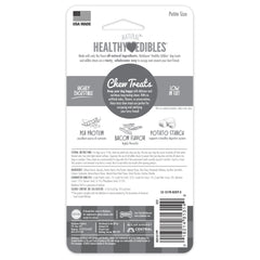 Nylabone Healthy Edibles AllNatural Long Lasting Bacon Chew Treats Bacon, XS/Petite Up To 15 Lbs. 2 ct
