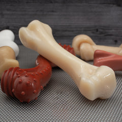 Nylabone Power Chew Knot Bone BIG Dog Chew Toy Chicken, 1ea/XXL/Monster 50 Lbs. 1 ct