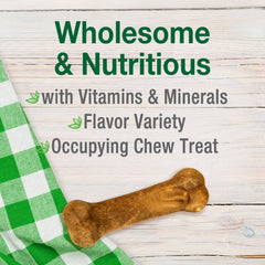 Nylabone Healthy Edibles AllNatural Long Lasting Chew Treats Variety Pack 3 count, SMall/Regular Up To 25 lb