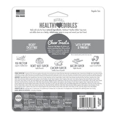 Nylabone Healthy Edibles AllNatural Long Lasting Chew Treats Variety Pack 3 count, SMall/Regular Up To 25 lb
