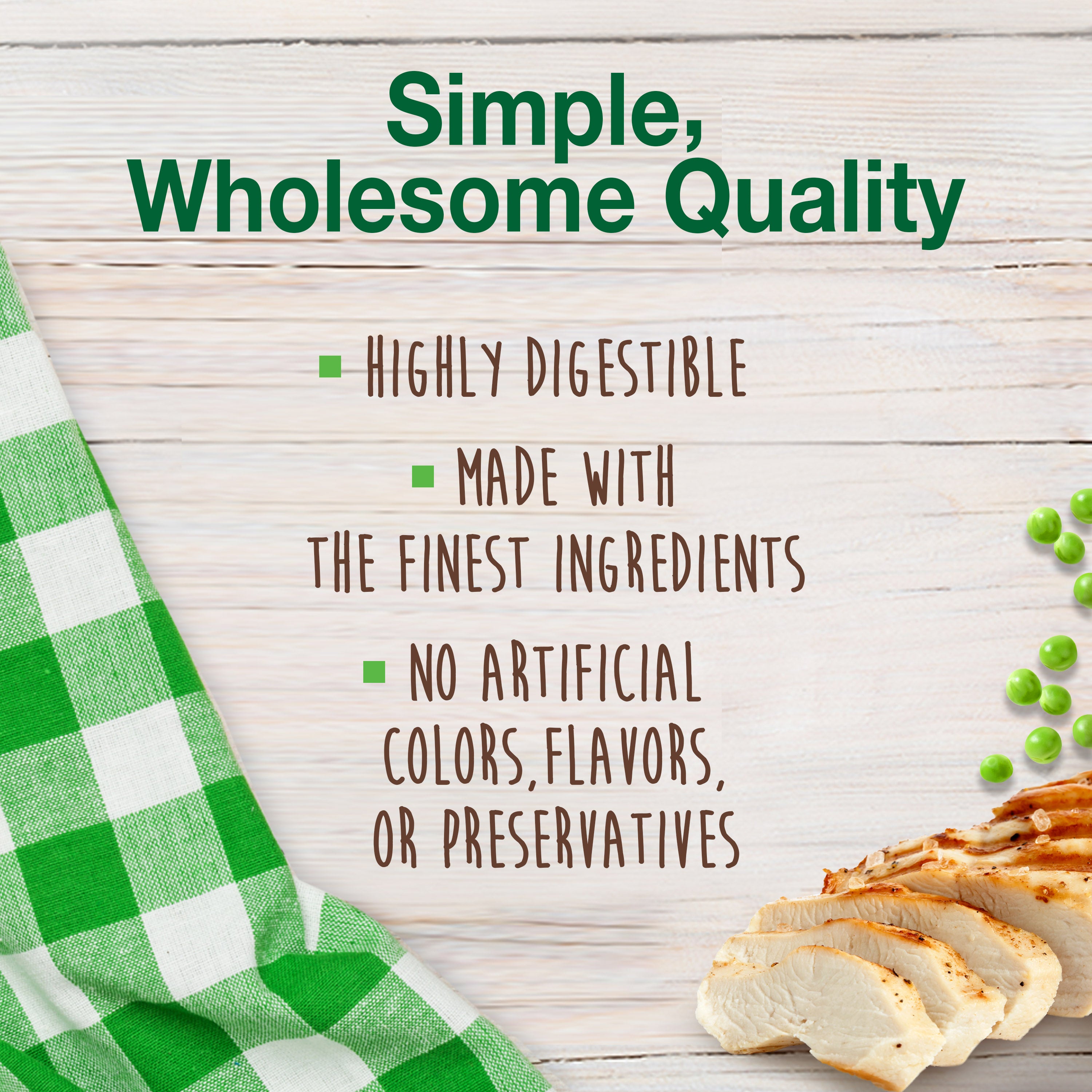 Nylabone Healthy Edibles AllNatural Long Lasting Chicken Dog Chew Treats Chicken, SMall/Regular Up To 25 Ibs. 3 ct
