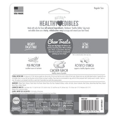 Nylabone Healthy Edibles AllNatural Long Lasting Chicken Dog Chew Treats Chicken, SMall/Regular Up To 25 Ibs. 3 ct