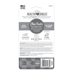 Nylabone Healthy Edibles AllNatural Long Lasting Roast Beef Dog Chew Treats 2 count, Wolf Up To 35 lb