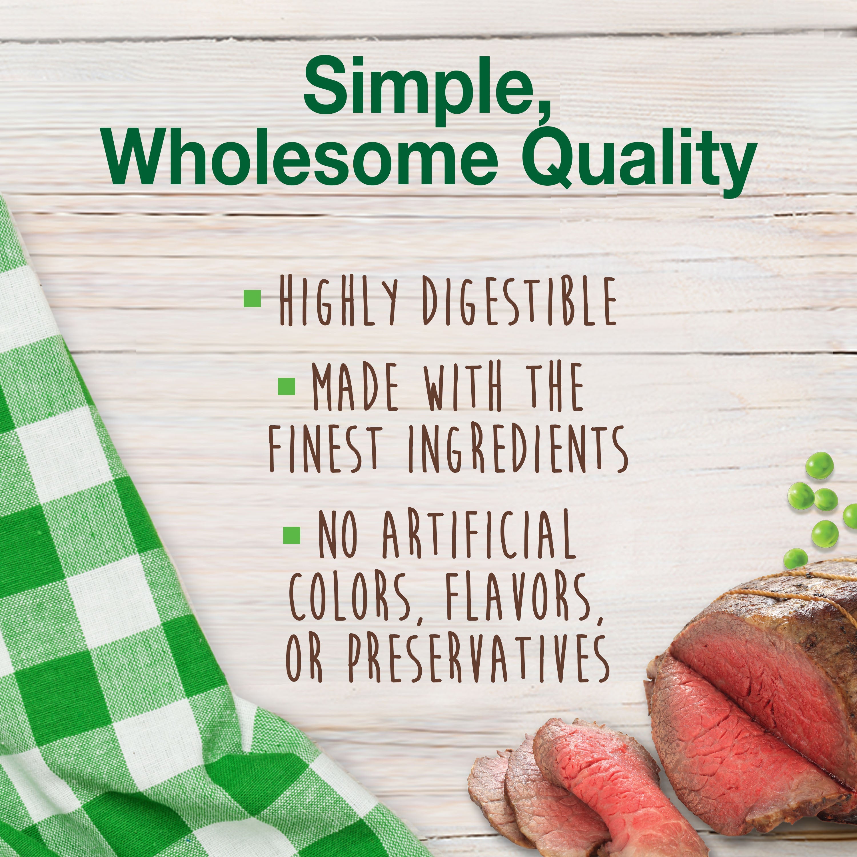Nylabone Healthy Edibles AllNatural Long Lasting Roast Beef Dog Chew Treats Roast Beef, SMall/Regular Up To 25 Ibs. 3 ct