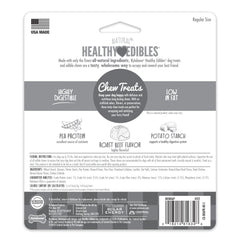 Nylabone Healthy Edibles AllNatural Long Lasting Roast Beef Dog Chew Treats Roast Beef, SMall/Regular Up To 25 Ibs. 3 ct