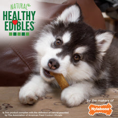 Nylabone Healthy Edibles Puppy AnimalShaped Lamb Apple Dog Chew Treats Lamb Apple, SMall/Regular Up To 25 Ibs. 3 ct