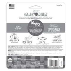 Nylabone Healthy Edibles Puppy AnimalShaped Lamb Apple Dog Chew Treats Lamb Apple, SMall/Regular Up To 25 Ibs. 3 ct