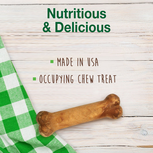 Nylabone Healthy Edibles AllNatural Long Lasting Roast Beef and Chicken Dog Chew Treats Roast Beef Chicken, XS/Petite Up To 15 Lbs. 8 ct