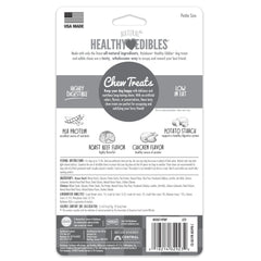 Nylabone Healthy Edibles AllNatural Long Lasting Roast Beef and Chicken Dog Chew Treats Roast Beef Chicken, XS/Petite Up To 15 Lbs. 8 ct