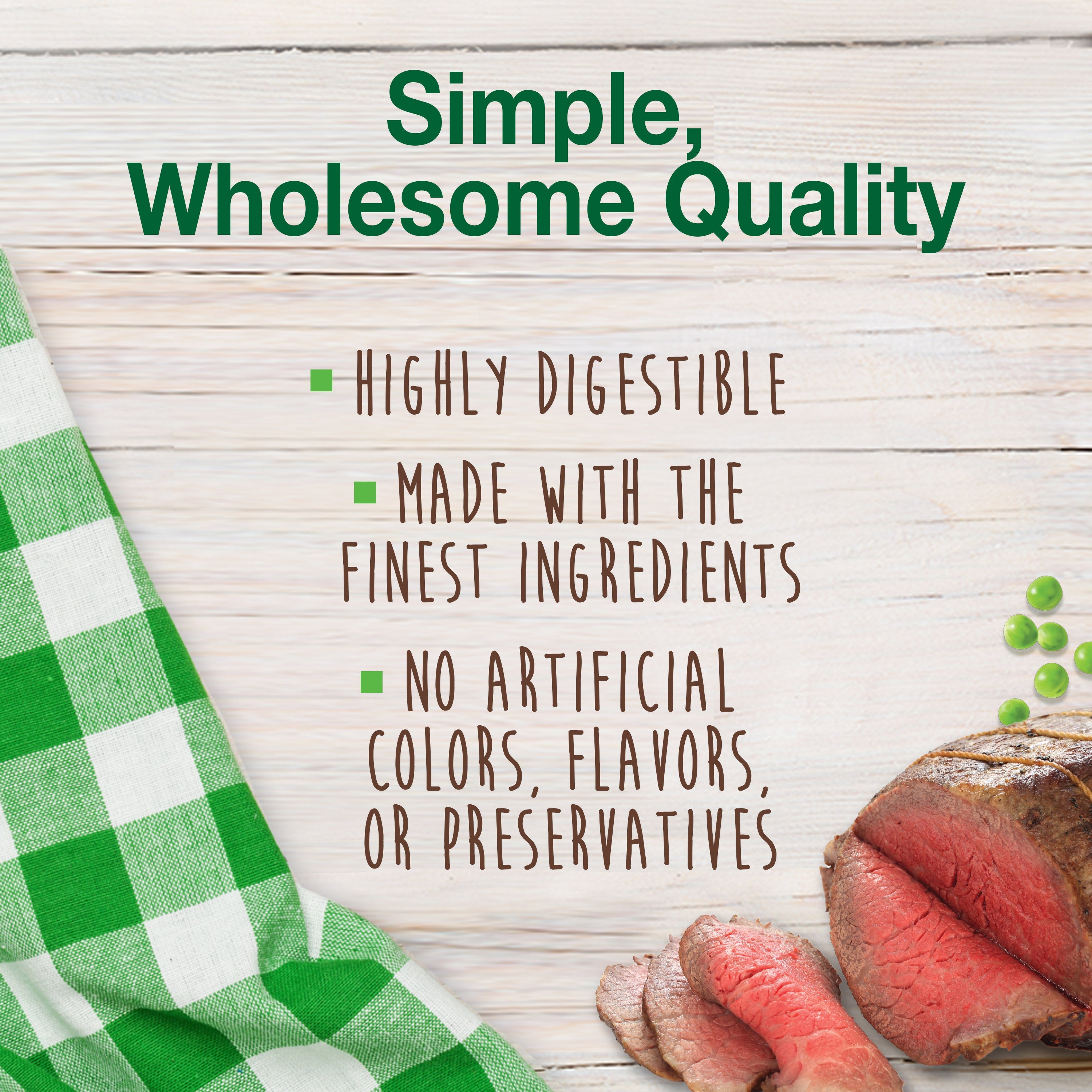 Nylabone Healthy Edibles AllNatural Long Lasting Roast Beef Dog Chew Treats Roast Beef, XS/Petite Up To 15 Lbs. 8 ct