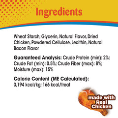 Nylabone Natural Nubz Chicken Dog Treats Chicken, Large 30 Lbs. 2 ct