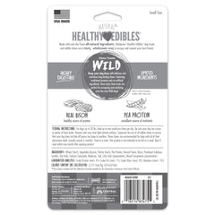 Nylabone Healthy Edibles WILD Natural Long Lasting Bison Dog Chew Treats Bison, SMall/Regular Up To 25 Ibs. 8 ct