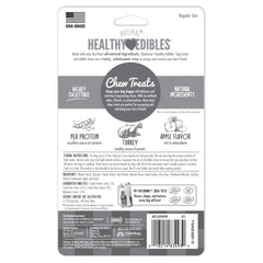 Nylabone Healthy Edibles AllNatural Long Lasting Turkey Apple Dog Chew Treats Turkey Apple, SMall/Regular Up To 25 Ibs. 4 ct