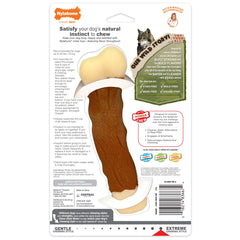 Nylabone Power Chew Marrow Bone Alternative Dog Chew Toy Beef, 1ea/Large/Giant Up To 50 Lbs. 1 ct