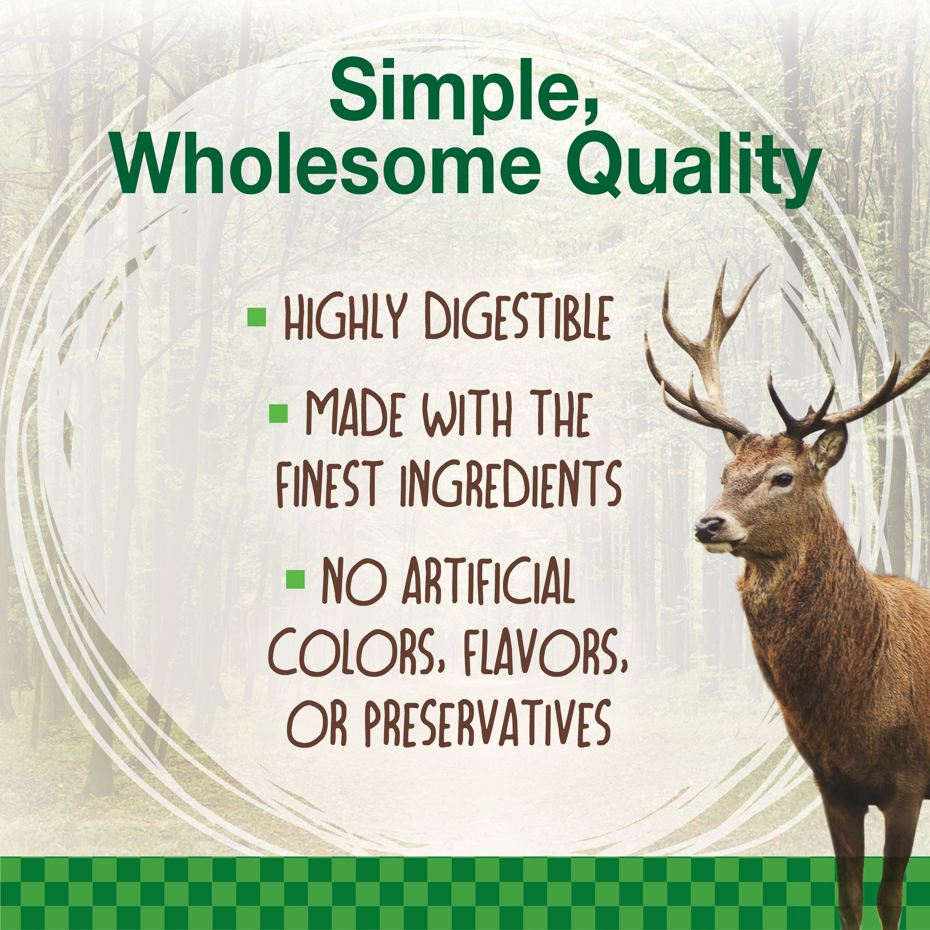 Nylabone Healthy Edibles WILD Antler Natural Long Lasting Dog Chew Treats Venison, Large/Giant Up To 50 Lbs. 10 ct