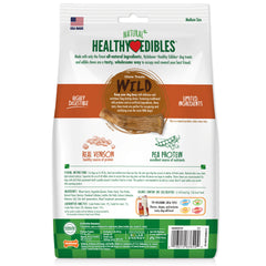 Nylabone Healthy Edibles WILD Antler Natural Long Lasting Dog Chew Treats Venison, Large/Giant Up To 50 Lbs. 10 ct