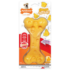 Nylabone Power Chew Cheese Dog Toy Cheese 1ea/XL/Souper - 50+ lb