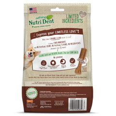 Nylabone Nutri Dent Filet Mignon Dog Dental Chews Filet Mignon Medium - 15 Lbs. To 30 lb (20 ct)