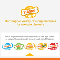 Nylabone Strong Chew Real Wood Dog Stick Toy Maple Bacon 1ea/XL/Souper - 50+ lb