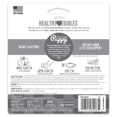 Nylabone Healthy Edibles Puppy AnimalShaped Lamb Apple Dog Chew Treats Lamb Apple, SMall/Regular Up To 25 Ibs. 4 ct