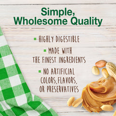 Nylabone Healthy Edibles AllNatural Long Lasting Peanut Butter Dog Chew Treats 1 Count, Peanut Butter, XL/Souper 50 Lbs. 1 ct