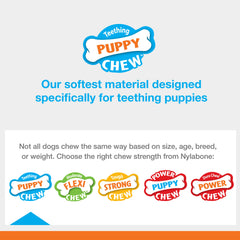 Nylabone Puppy Chew Spin Tug Play Toy Peanut Butter, Pink, 1ea/Medium/Wolf Up To 35 Lbs. 1 ct