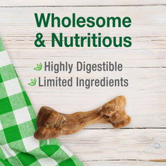 Nylabone Healthy Edibles Broth Bone AllNatural Long Lasting Chew Treats 16 count, 1ea/Regular Up To 25 Ibs.