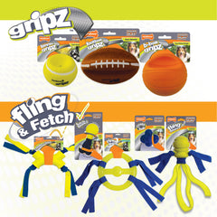 Nylabone Power Play Dog Basketball BBall Gripz 1ea/Large/Giant Up To 50 Lbs. 6.5 in 1 ct